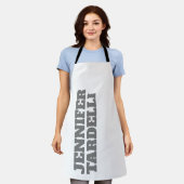 Minimalistische Moderne hinzufügen Schürze (Getragen)