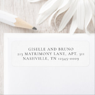 Minimalistische Moderne Hochzeit