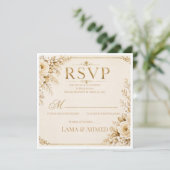 Minimalistische moderne Hochzeit (Stehend Vorderseite)