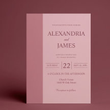 Minimalistische moderne Hochzeit im Rosé-Ton