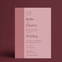 Minimalistische moderne Hochzeit mit Rosé-Tönen