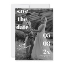 MINIMALISTISCHE MODERNE HOCHZEIT SCHWARZ & WEISS