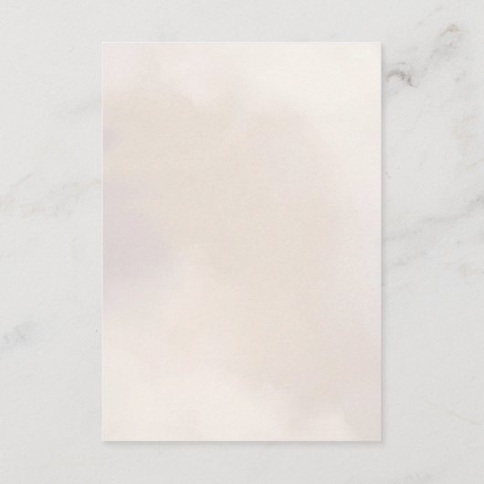 Minimalistische moderne Hochzeitdetails Begleitkarte (Rückseite)