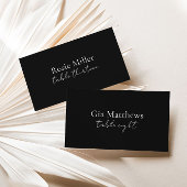 Minimalistische moderne Hochzeitsstimmung in Schwa Platzkarte