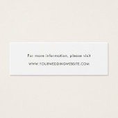 Minimalistische, moderne Hochzeitswebkarten (Vorderseite)