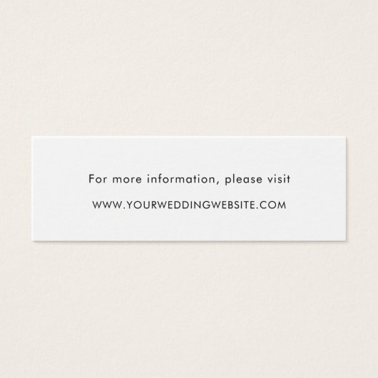 Minimalistische, moderne Hochzeitswebkarten (Vorderseite)