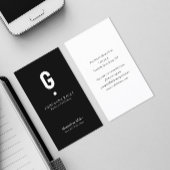 Minimalistische Moderne Initialzündung Visitenkarte
