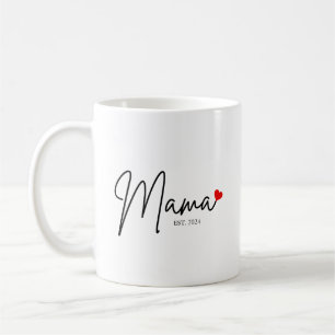 Minimalistische, moderne Kalligraphie, Mama-Gesche Kaffeetasse