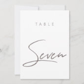 Minimalistische moderne kalligraphische Hochzeitss (Vorderseite)