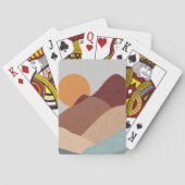 Minimalistische moderne Karten Spielkarten (Rückseite)