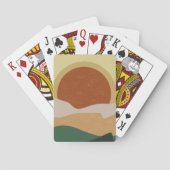 Minimalistische moderne Karten Spielkarten (Rückseite)