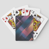 Minimalistische moderne Karten Spielkarten (Rückseite)