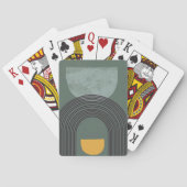 Minimalistische moderne Karten Spielkarten (Rückseite)