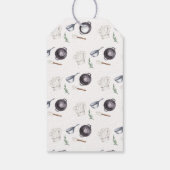 Minimalistische moderne Kleine-Koch-Kinderdusche Geschenkanhänger (Rückseite)