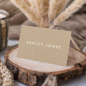 Minimalistische moderne Kraft-Business-Karte Visitenkarte