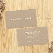 Minimalistische moderne Kraft-Business-Karte Visitenkarte