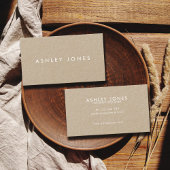 Minimalistische moderne Kraft-Business-Karte Visitenkarte