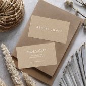 Minimalistische moderne Kraft-Business-Karte Visitenkarte