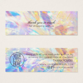 Minimalistische, moderne Kundennummer dank Rabatte