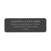 Minimalistische Moderne Kunst Deco Schwarze Rückse (Vorne)