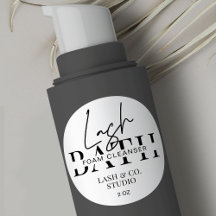 Minimalistische moderne Lash Cleanser Eyelash-Erwe