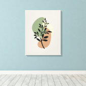 Minimalistische Moderne Leinwanddruck (Insitu (Holzboden))