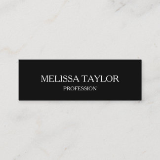 Minimalistische moderne mini visitenkarte
