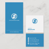 Minimalistische moderne Personalisierte Visitenkarte (Vorne/Hinten)