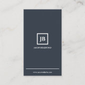 Minimalistische moderne Personalisierte Visitenkarte (Vorderseite)