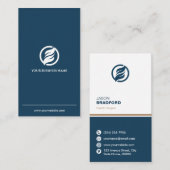 Minimalistische moderne Personalisierte Visitenkarte (Vorne/Hinten)