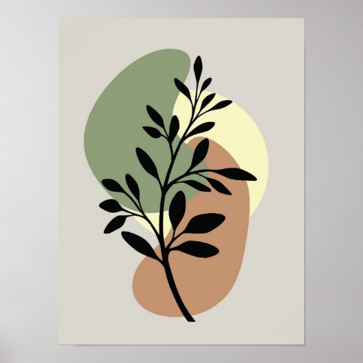 Minimalistische Moderne Poster (Vorne)