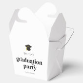 Minimalistische Moderne Retro-Graduierungspartei Geschenkschachtel (Geöffnet)