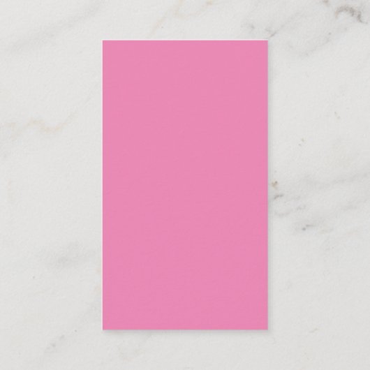 Minimalistische moderne rosa Monogramm Hochzeit RS Begleitkarte (Rückseite)