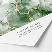 Minimalistische moderne Rücksendeadresse Permastempel