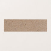 Minimalistische moderne Rustikalkopfkarte Visitenkarten (Innenseite Aufgefaltet)