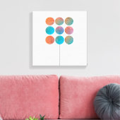 Minimalistische, moderne, schicke abstrakte Kunst Leinwanddruck (Insitu (Wohnzimmer))