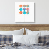 Minimalistische, moderne, schicke abstrakte Kunst Leinwanddruck (Insitu (Schlafzimmer))