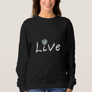 Minimalistische, moderne Schwarz-Weiß-Frauen Sweatshirt