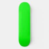 Minimalistische moderne Solid Line Green Color Skateboard (Vorderseite)