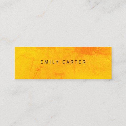 Minimalistische moderne Textur Mini Visitenkarte (Vorderseite)