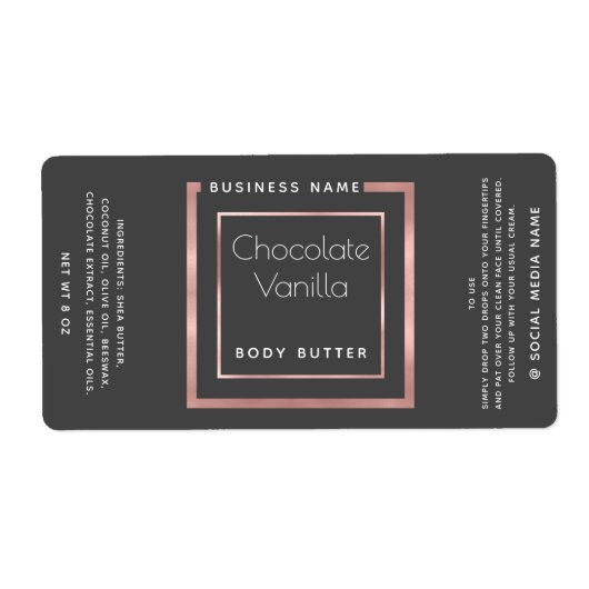 Minimalistische moderne Typografie-Rose (Vorne)