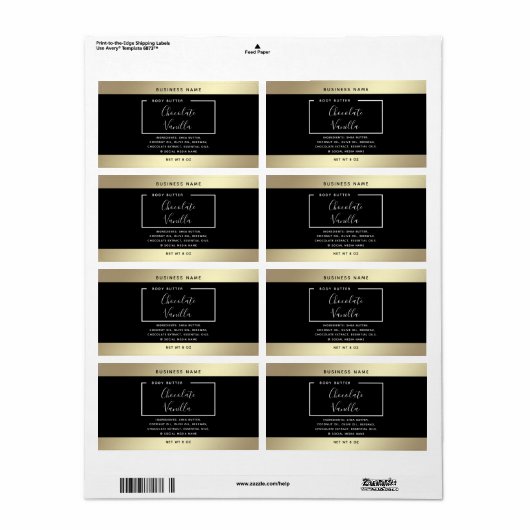 Minimalistische moderne Typografie-Schwarzgoldkosm (Vorne)