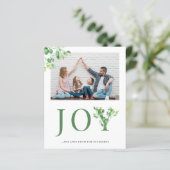 Minimalistische moderne Urlaubsfotokarte (Stehend Vorderseite)