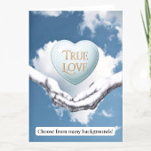 Minimalistische moderne Valentinkarte für ihn oder Karte