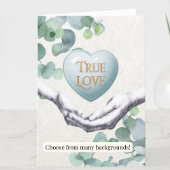 Minimalistische moderne Valentinkarte für ihn oder Karte