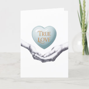 Minimalistische moderne Valentinskarte für ihn ode Karte