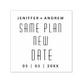 Minimalistische moderne Veränderung der Datumskaut Permastempel (Design)