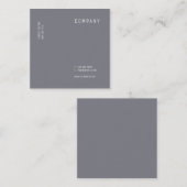Minimalistische moderne vielseitige quadratische quadratische visitenkarte (Vorne/Hinten)