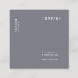 Minimalistische moderne vielseitige quadratische visitenkarte