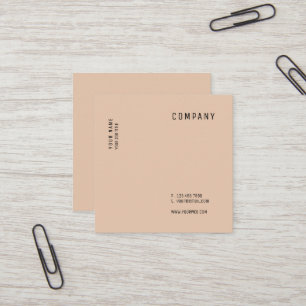 Minimalistische moderne vielseitige quadratische visitenkarte